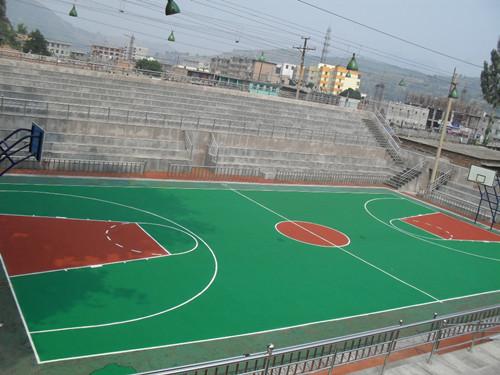 硅PU籃球場