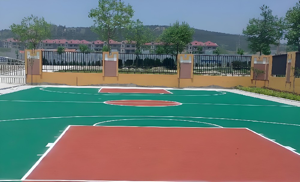 塑膠籃球場鋪設技巧 塑膠籃球場鋪設技巧