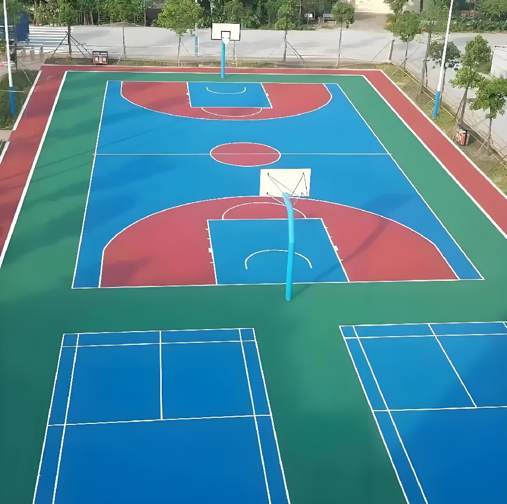 硅PU球場彈性層 硅PU球場彈性層