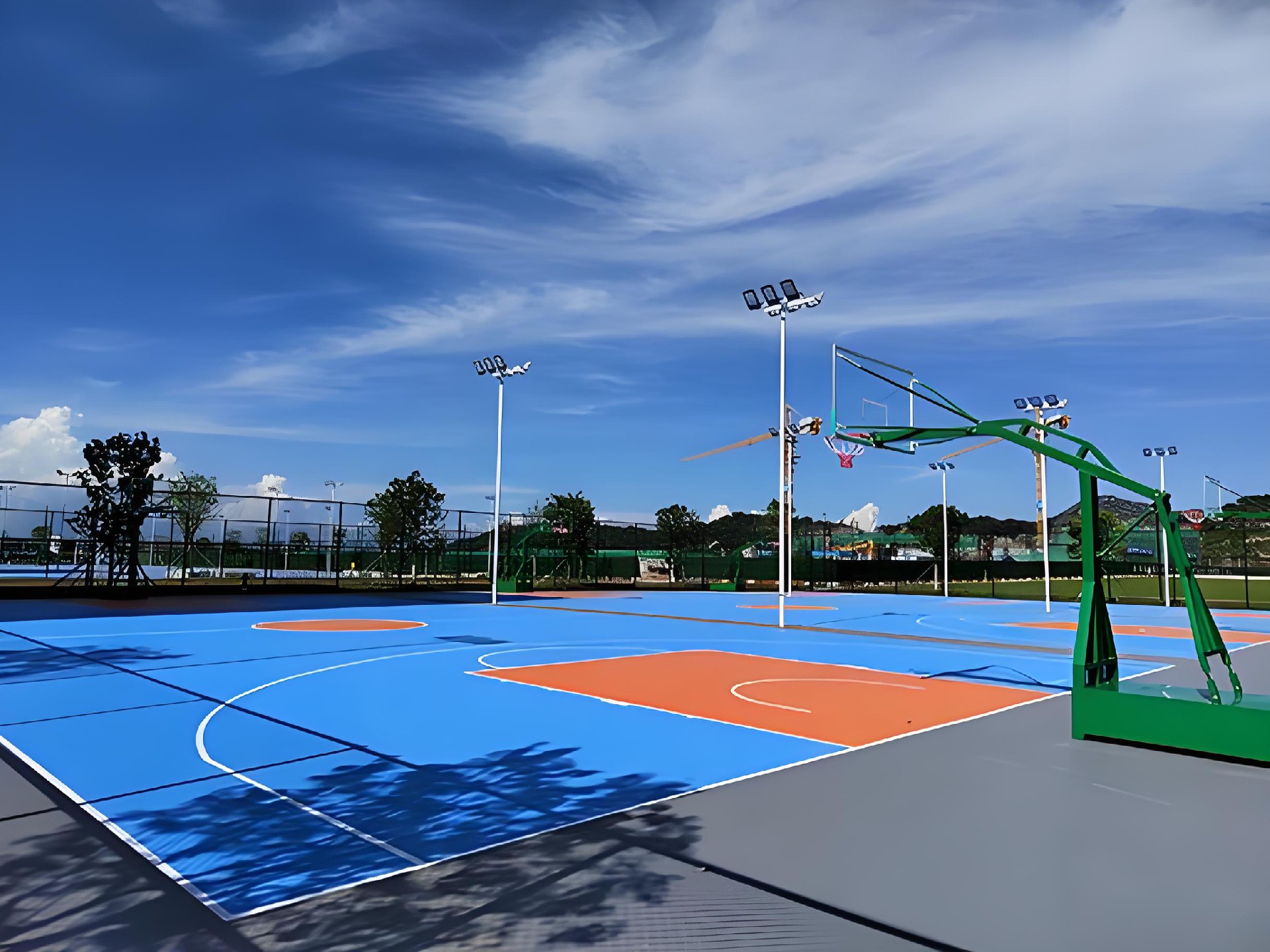 硅pu籃球場 硅pu籃球場