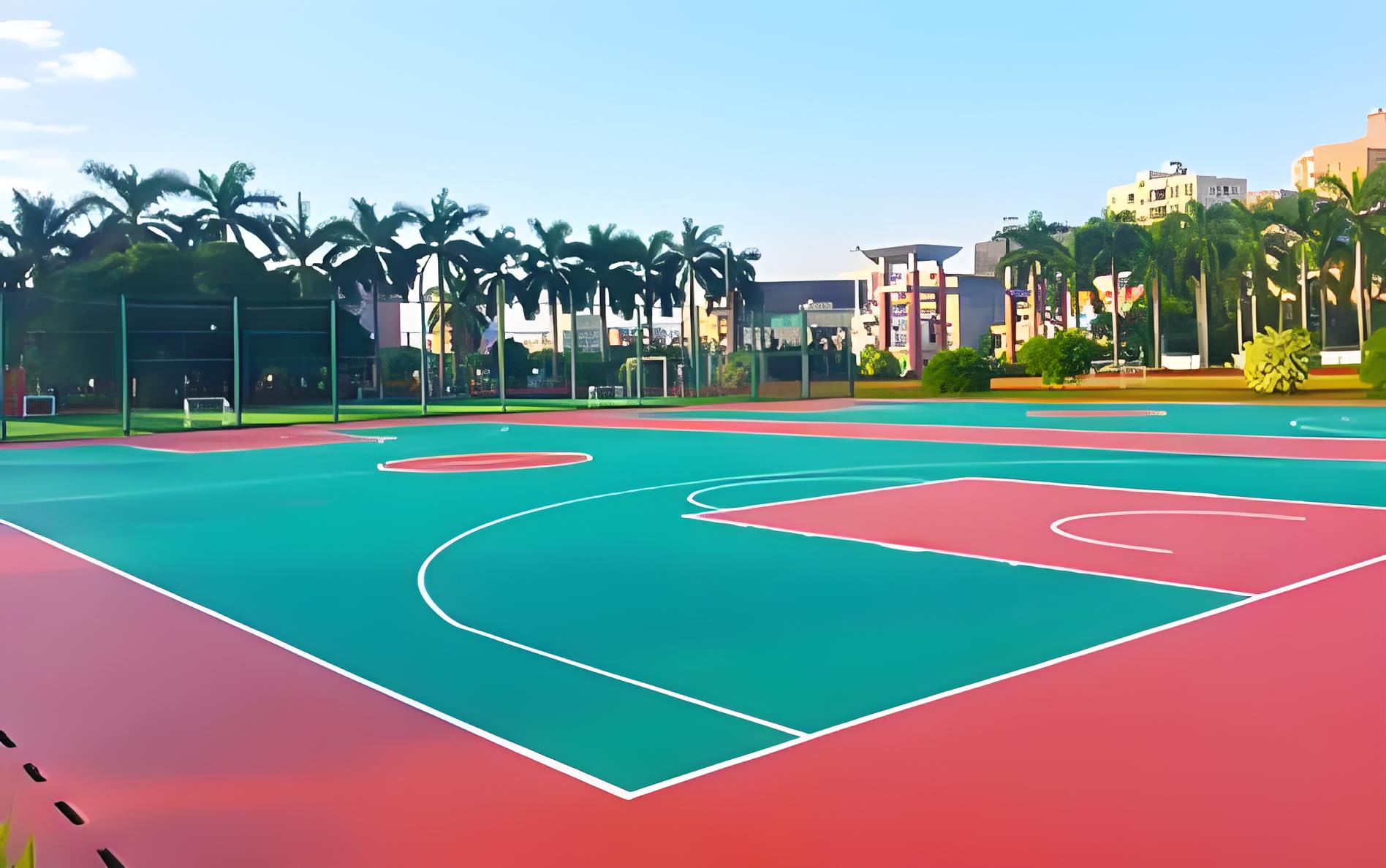 硅PU籃球場的鋪裝條件 硅PU籃球場的鋪裝條件