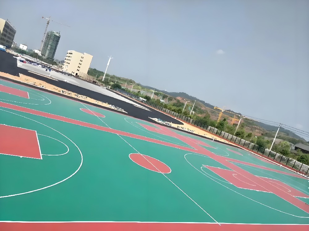 昆山塑膠球場施工